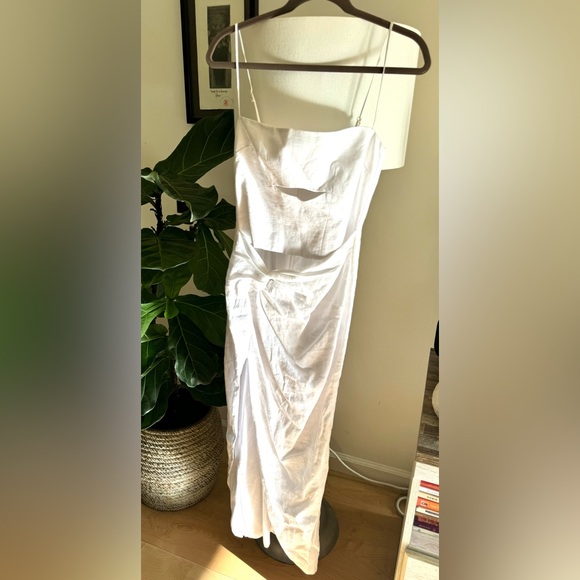 RUMER White Summer Maxi Dress- NEW - Picture 6 of 7